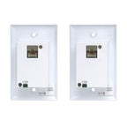 Tripp Lite B127A-1A1-FHFH HDMI over Cat6 Extender Kit, Wallplate, 4K 60Hz, 4:4:4, IR, PoC, HDR, HDCP 2.2, 230 ft., TAA