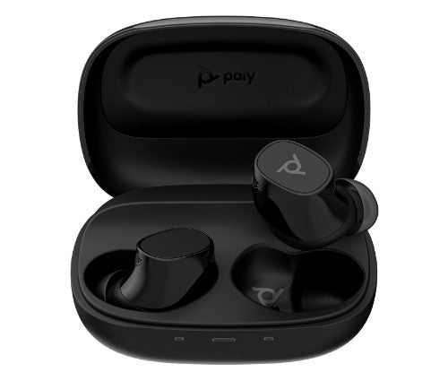 HP Poly Voyager Free 20 Gray Earbuds +Basic Charge Case Customer Special 1
