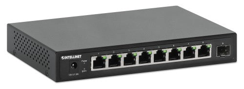 Intellinet 9 Port Switch 8 x 2.5G Ethernet-Ports and 1 SFP+ Uplink (with UK power cord)