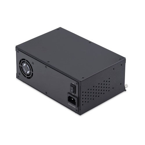 StarTech.com 7-Slot Unmanaged Media Converter Chassis for MCM Media Converter Series, Full Power Isolation, Active Cooling, 10in Rackmount, TAA Compliant