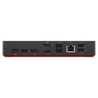 Lenovo 40AY0135UK laptop dock/port replicator Wired USB 3.2 Gen 1 (3.1 Gen 1) Type-C Black