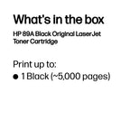 HP CF289A/89A Toner cartridge, 5K pages ISO/IEC 19752 for HP M 507
