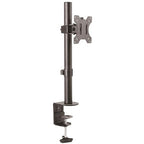 StarTech.com Single Monitor Desk Mount - Single Screen Heavy Duty Pole Mount for up to 34" (17.6lb/8kg) VESA Compatible Displays - Ergonomic Height Adjustable Monitor Arm Mount - Desk Clamp/Grommet