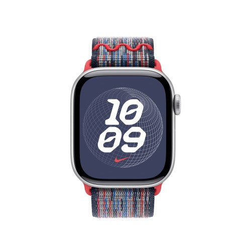 Apple 42mm Blue/Red Nike Sport Loop