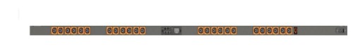 Vertiv MUR5MGB0-24L137-2C20A9A00-S power distribution unit (PDU) 24 AC outlet(s) Black