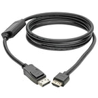 Tripp Lite P582-006-HD-V4A DisplayPort 1.4 to HDMI Active Adapter Cable (M/M), 4K 60 Hz, 4:4:4, HDR, HDCP 2.2, 6 ft. (1.8 m)