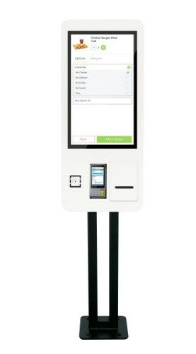 Allsee Technologies SO22B Signage Display Kiosk design 55.9 cm (22") Wi-Fi 250 cd/m² Full HD White Touchscreen Built-in processor