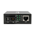 Tripp Lite N785-INT-SC-SM Gigabit Singlemode Fiber to Ethernet Media Converter, SC, 1310 nm, 20 km (12.4 mi.)