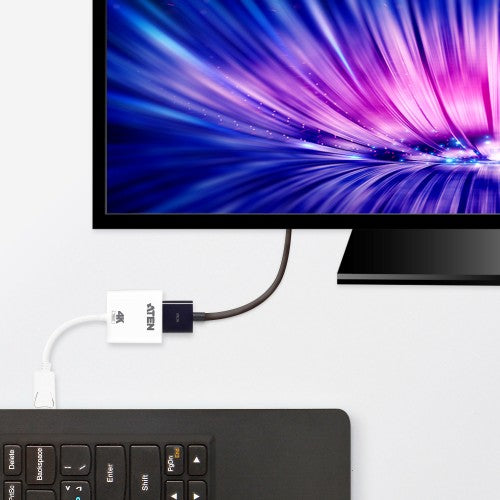 ATEN VC986B video cable adapter DisplayPort HDMI White