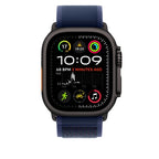 Apple 49mm Blue Trail Loop - M/L - Black Titanium Finish