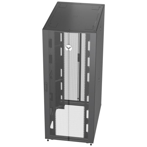 Vertiv VR3350 rack cabinet 42U Freestanding rack Black, Transparent