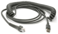 Zebra CBA-U29-C15ZBR USB cable USB 2.0 4.57 m USB A Black