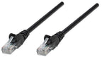 Intellinet Network Patch Cable, Cat5e, 5m, Black, CCA, U/UTP, PVC, RJ45, Gold Plated Contacts, Snagless, Booted, Lifetime Warranty