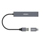 Origin Storage OS-HUB-USB3 laptop dock/port replicator Wired USB 3.2 Gen 1 (3.1 Gen 1) Type-A + Type-C Grey