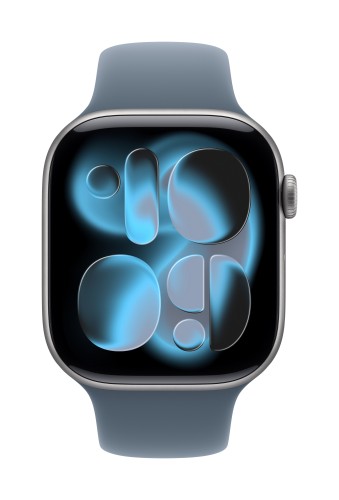 Apple MFGY4ZM/A smart wearable accessory Band Blue Fluoroelastomer