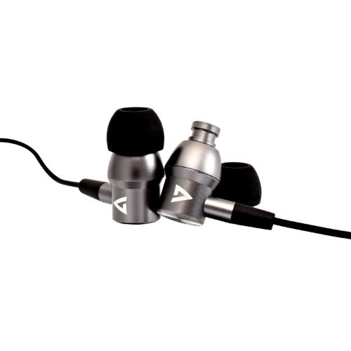 V7 3.5 mm Noise Isolating Stereo Earbuds with In-line Mic, iPad, iPhone, Mp3, iPod, iPad, Tablets, Smartphone, Laptop Computer, Chromebook, PC, Aluminum