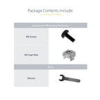 StarTech.com 2U Fixed 19" Adjustable Depth Universal Server Rack Rails