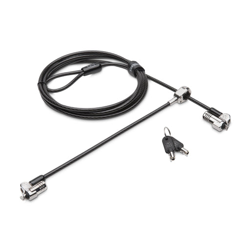 Kensington NanoSaver Keyed Dual Head Laptop Lock - Master Keyed