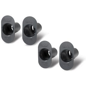 APC NetShelter Cable Management, Vertical Cable Manager, Spools for Vertical Fiber Organizer, Set of 4, Black, 64 x 119 x 103 mm