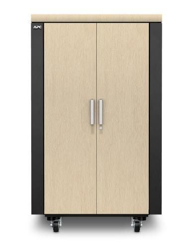 APC NetShelter CX 24U Freestanding rack Grey, Oak