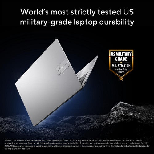 ASUS Vivobook 17 X1704VA-AU674W Intel® Core™ i3 i3-1315U Laptop 43.9 cm (17.3") Full HD 8 GB DDR4-SDRAM 512 GB SSD Wi-Fi 6 (802.11ax) Windows 11 Home Silver