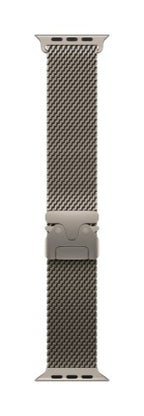 Apple 49mm Natural Titanium Milanese Loop - Medium