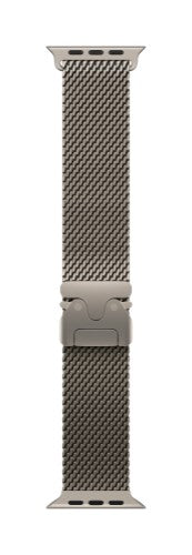 Apple 49mm Natural Titanium Milanese Loop - Medium
