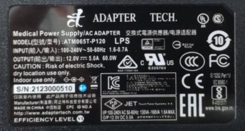 Elo Touch Solutions Power Adapter for the 1502LM