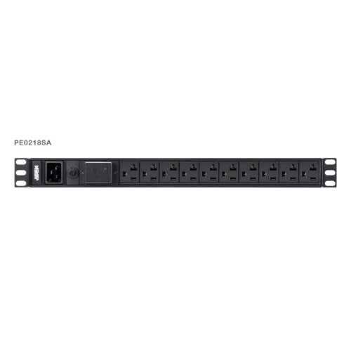 ATEN PE0218SG power distribution unit (PDU) 18 AC outlet(s) 1U Black