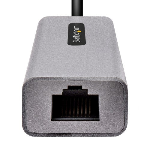 StarTech.com USB-C to Ethernet Adapter, USB 3.0 to Gigabit Ethernet Network Adapter, 10/100/1000 Mbps, USB-C to RJ45 Ethernet Adapter (GbE), 12in Attached Cable, Driverless Install