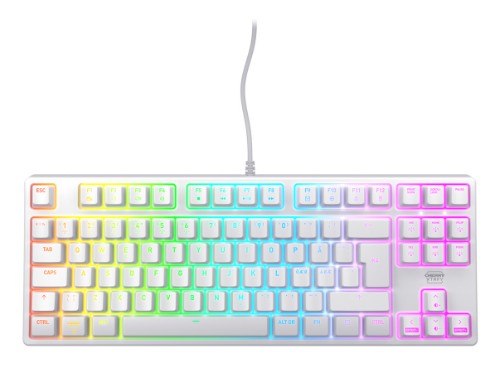 CHERRY K4V2 RGB Tenkeyless White edition, Mechanical gaming keyboard, Nordic