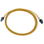 Tripp Lite N370X-03M 400G Duplex Singlemode 9/125 OS2 Switchable Fiber Optic Cable (LC/UPC M/M), LSZH, Yellow, 3 m (9.8 ft.)