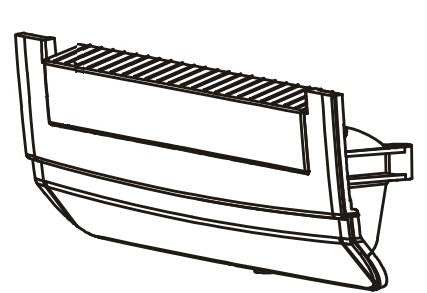 Zebra 105934-030 printer/scanner spare part Front panel