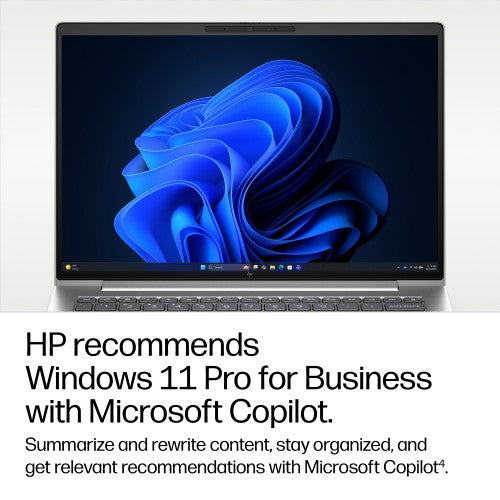 HP EliteBook 6 G2i 14 inch Notebook AI PC Intel Core 5 320 Laptop 35.6 cm (14") WUXGA 16 GB DDR5-SDRAM 512 GB SSD Wi-Fi 7 (802.11be) Windows 11 Pro Silver