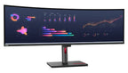 Lenovo ThinkVision P49w-30 computer monitor 124.5 cm (49") 5120 x 1440 pixels DQHD LED Black