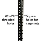 Tripp Lite SRW12US33 SmartRack 12U Server-Depth Wall-Mount Small Rack Enclosure, Hinged Back
