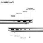 HP EliteBook 6 G1a Next Gen AI PC Copilot+ PC AMD Ryzen AI 5 340 Laptop 35.6 cm (14") WUXGA 16 GB DDR5-SDRAM 512 GB SSD Wi-Fi 6E (802.11ax) Windows 11 Pro Silver