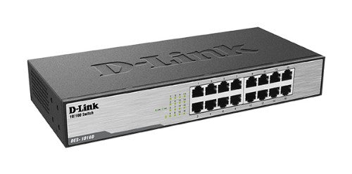 D-Link 16-Port Fast Ethernet Unmanaged Desktop Switch