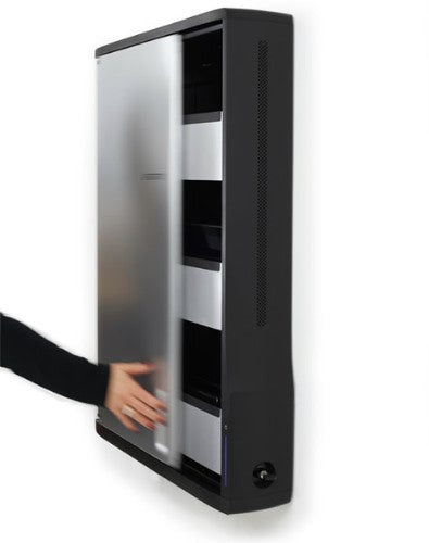 Ergotron DM12-1006-3 portable device management cart/cabinet Portable device management cabinet Black, Silver