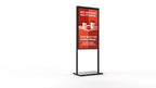 Allsee Technologies UDS55HD8 Signage Display Double sided totem 139.7 cm (55") Wi-Fi 3500 cd/m² Full HD Black Built-in processor Android 7.1 24/7
