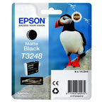 Epson C13T32484010/T3248 Ink cartridge black matt, 650 pages 14ml for Epson SC-P 400