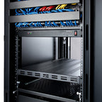 StarTech.com 1U 4-Post Adjustable Vented Server Rack Mount Shelf - 330lbs(150 kg) - 19.5 to 38in Adjustable Mounting Depth Universal Tray for 19" AV/ Network Equipment Rack - 27.5in Deep