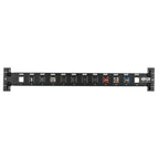 Tripp Lite N062-012-KJ 12-Port 1U Rack-Mount Unshielded Blank Keystone/Multimedia Patch Panel, RJ45 Ethernet, USB, HDMI, Cat5e/6