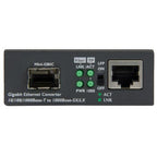 StarTech.com Gigabit Ethernet Fiber Media Converter with Open SFP Slot