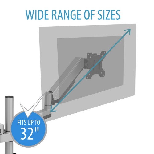 V7 Touch Adjust Monitor Mount