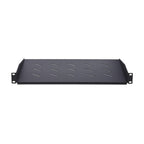 StarTech.com 1U Vented Server Rack Shelf, 12in/31.5cm Mounting Depth, Cantilever Tray For 19" Rack/Cabinet, SPCC Steel, Max 25lb/11.3kg, Includes Cage Nuts/Screws