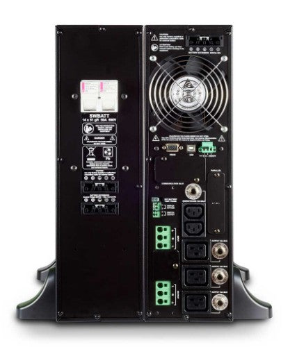 Riello Sentinel Dual SDU 6000 ER uninterruptible power supply (UPS) Double-conversion (Online) 6 kVA 6000 W 2 AC outlet(s)