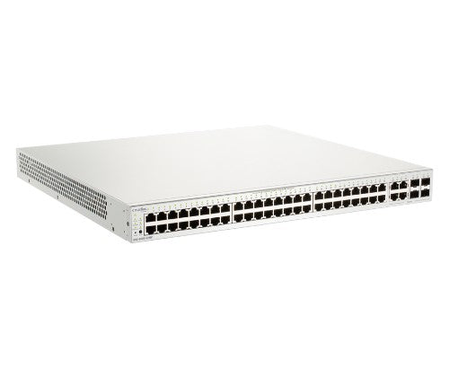 D-Link 52-Port Gigabit PoE+ Nuclias Smart Managed Switch including 4x 1G Combo Ports, 370W