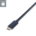 connektgear 2m USB 3.1 Connector Cable Type C male to HDMI male