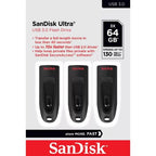 SanDisk Ultra USB flash drive 64 GB USB Type-A 3.2 Gen 1 (3.1 Gen 1) Black
